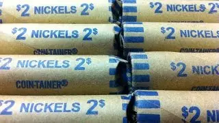 Coin Roll Hunting Finds - Nickel Box #64 (Adding More 99.9% Nickel Bullion!)