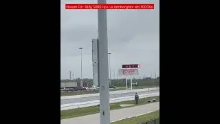 Nissan Gtr t1 race 3000 hp+ vs Lamborghini  Sto 3000 hp+