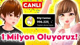 CANLI YAYINDAYIZ SİZLERLE 1 MİLYON OLUYORUZ!