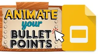 How To Animate Bullet Points in Google Slides (Object Animation)