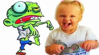 Zombie Tsunami Игровой мультик для детей про зомби, веселый детский мультик игра для малышей