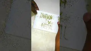 India vs Nepal calligraphy||India vs Nepal takra||#viral #cricket