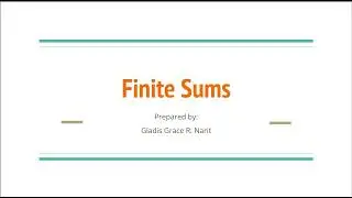 Finite Sums