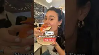 First ever NYC Bagel Tour Stop 3🥯🥹🤯❤️ #bagel #bagellover #nyc