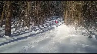 С горки на ватрушке  Софья  Смоленск
