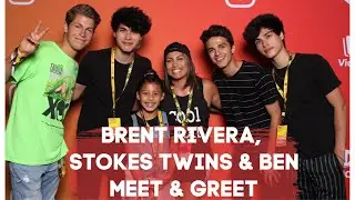 Vidcon Brent Rivera , Stokes Twins and Ben Meet & Greet