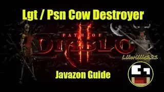 Path of Diablo - Hybrid Poison Lightning Javazon Guide [Ultimate Cow Destroyer and Easy High Runes]