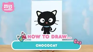 How to Draw Chococat | Hello Kitty Crafts