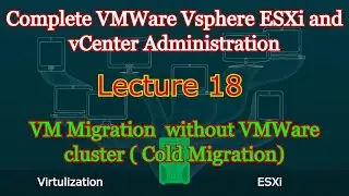 VM Migration  without VMWare vmotion ( Cold Migration) In Hindi Lec 18