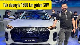 Chery Tiggo 9 PHEV Türkiye'ye geliyor? Elektrikli benzinli motorla menzil 1500 km'ye yakın 