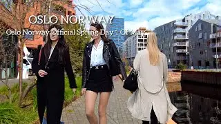 OSLO NORWAY OFFICIALLY SPRING WALK 1 MAY! 🇳🇴 Virtual Walking Tour 4K/60ftp