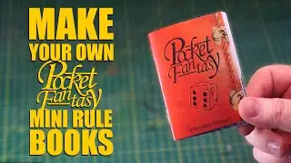 How to Make Miniature Rule Books for Pocket Fantasy RPG