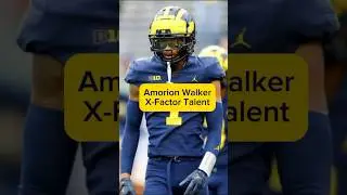 Michigan Football Rumors: Is Amorion Walker The X-FACTOR On Offense For Sherrone Moore? #shorts