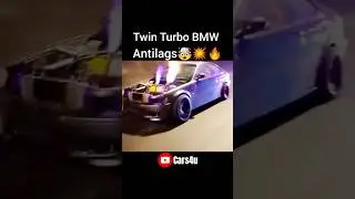Bmw Twin turbo Antilags🤯🔥#bmw #twinturbo #antilag #tunnel #sound