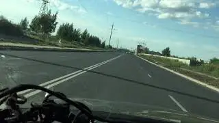 Audi quattro развернуло на 360 градусов.