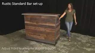 Rustic Standard Bar set up