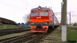РЖД ЭР9П-К-349 Краснодар-1 - Староминская