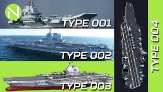 China's Aircraft Carriers | Type 001 Liaoning | Type 002 Shandong | Type 003 | Type 004
