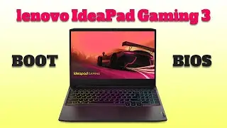 تعديل إعدادات البيوس في لابتوب Lenovo IdeaPad Gaming 3 15ACH6