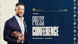 Clemson | Marcus Freeman Weekly Press Conference (10.30.23) | Notre Dame Football