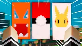 👉​COMO HACER ESTANDARTES DE POKEMÓN EN MINECRAFT SIN MODS | Tutorial | ZEROJMGAMES