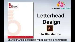 How to Design Professional  Letterhead in Adobe Illustrator CC