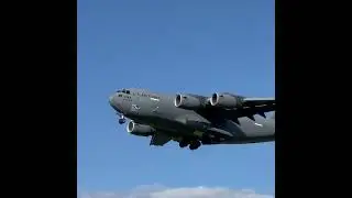Largest Military Transport Aircraft C 17 Globemaster III #shorts