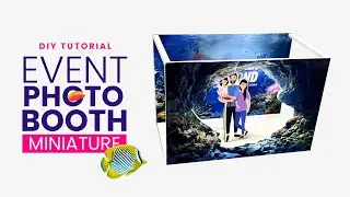 Underwater (3D) Theme Event Photobooth Miniature