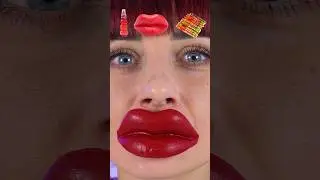 ASMR Chewy Lips, Jelly Straws Mukbang #shorts