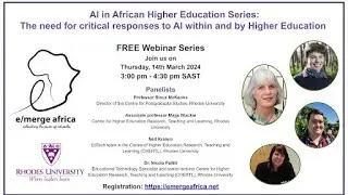 The need for critical responses to AI within and by Higher Education