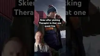 Skier has some nerves demanding that much 😂 