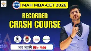 MAH MBA CET 2026 Preparation Guide – Crash Course Explained in Detail (Live Session)