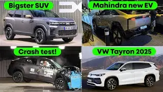 Citroen basalt crash test 💥 |Renault Bigster SUV | VW Tayron SUV | Sunday Car News : Ep 34 |