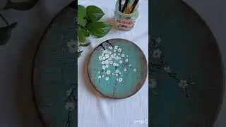 before and after flower painting 🖌️🎨🌼