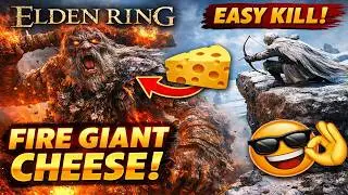 How To CHEESE Fire Giant FAST – Safe & Easy Method | Elden Ring