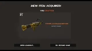 How to Craft an Australium Medi Gun in TF2