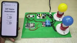 WiFi Light Switch | IOT Home Automation Project | NodeMCU ESP8266 control Relay