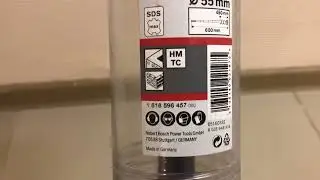 Проломный бур SDS МАХ 55х450мм (общая длина 600 мм), BOSCH, Артикул: 1618596457