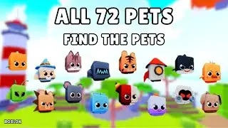 How To Find All 72 Pets in Find The Pets [72] | Roblox