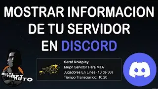 How to display your MTA server information in Discord status
