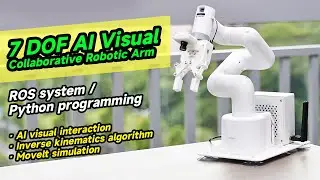 JetCobot 7-axis visual collaborative robotic arm for Jetson NANO 4GB/Orin NANO/Orin NX