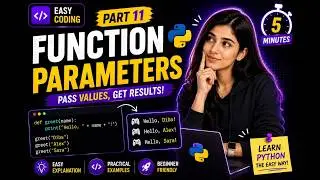 🚀 Make Your Python Functions Smarter! | Python Parameters