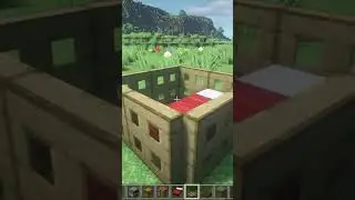 Minecraft easy starter smallest house tutorial 