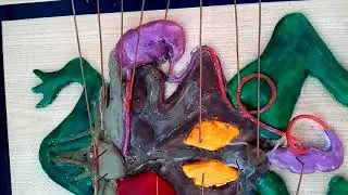 3D Science Model Of DISSECTED FROG 2019 /  Easy Handmade 3D Crafts Of Plaster Of Paris