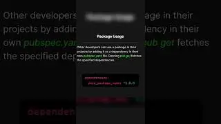 Flutter Packages Basics 