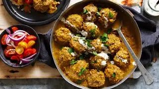 Slow Cooker Porcupine Meatballs with Korma Curry Sauce