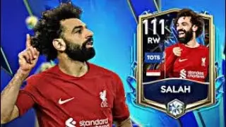 111 OVR TOTS M.SALAH || Gameplay Review || FIFA MOBILE 2023