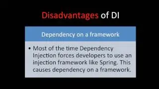 What are the disadvantages of Dependency Injection (DI)?
