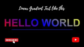 Linear Gradient colour in text using #html #css #csseffects  #website #codding #programming