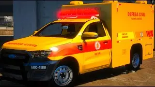 DEFESA CIVIL RJ- RABECAO IML 🔰 GTA V POLICIA